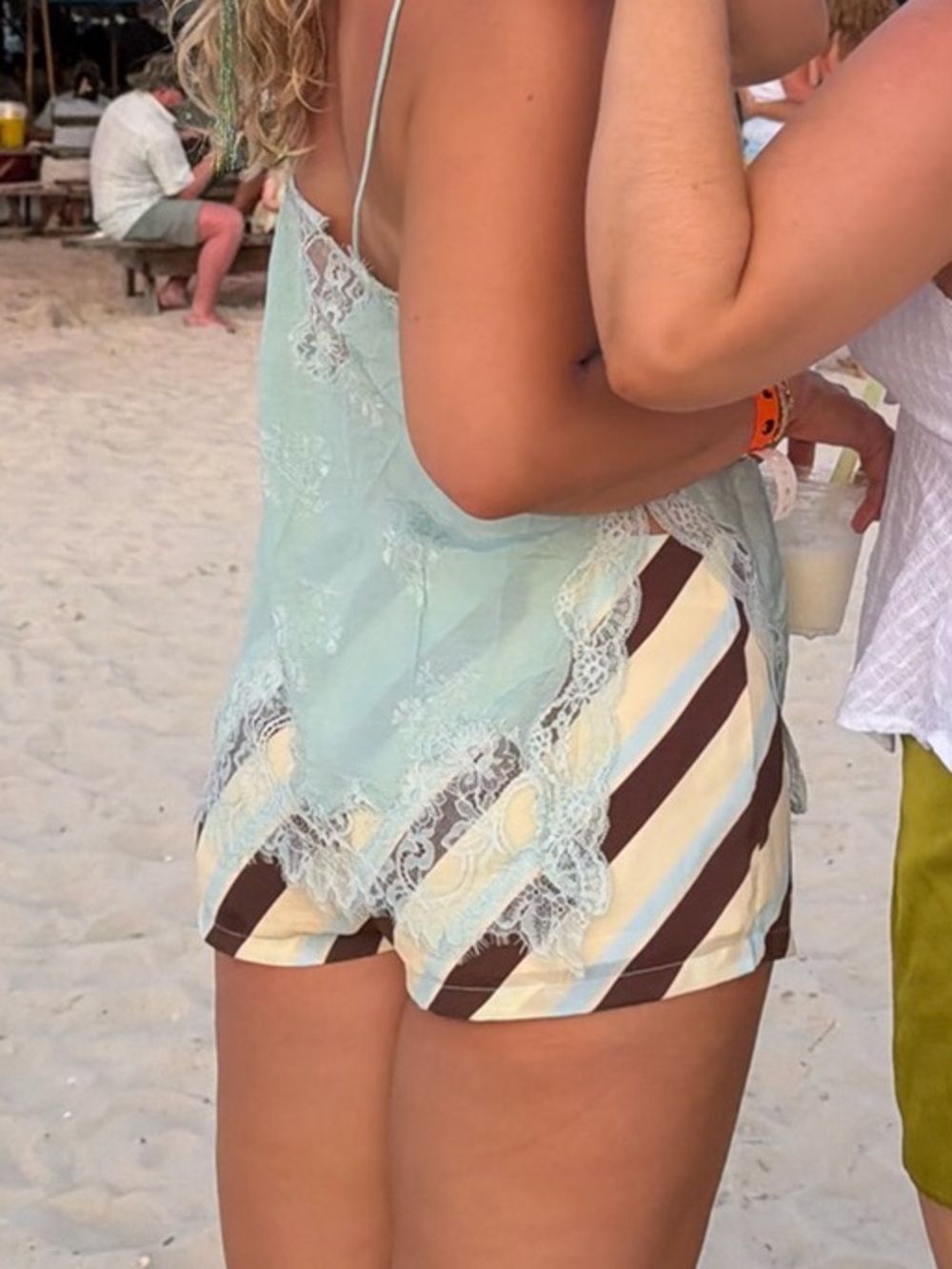 Striped Micro Shorts from SHEIN